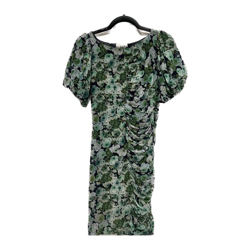 Ganni Floral Mini Dress
